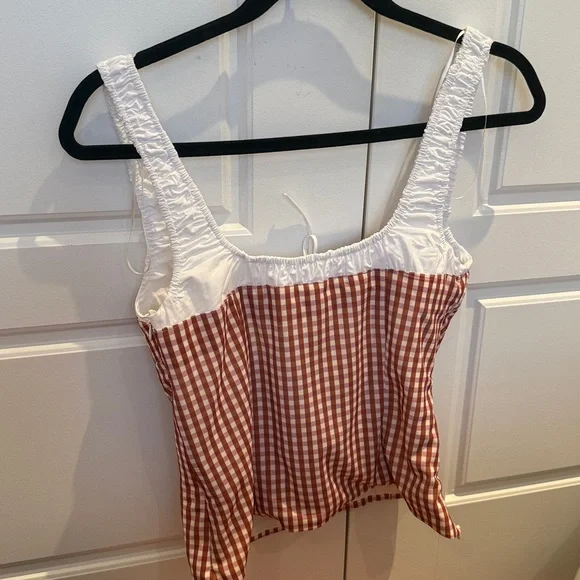 Zara Gingham Top - Picture 5 of 6